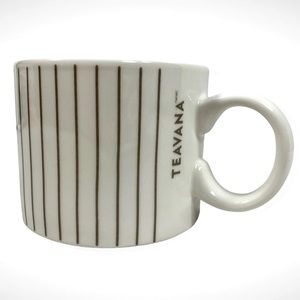 Starbucks Teavana Striped Coffee Tea Mug Cup 12 oz / 354 ml Porcelain